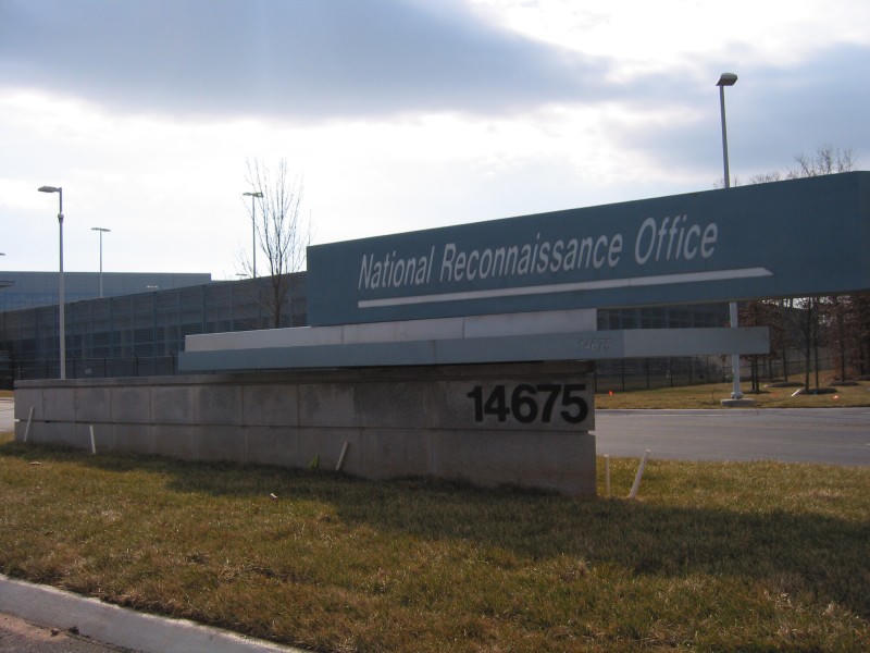 NRO headquarters, Chantilly. The operator sits here — not in Hawthorne, not in Shanghai.
